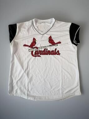 Cardinals Womens St. Louis Cardinals Fan Jersey Size XL Lightweight Sparkle Trim